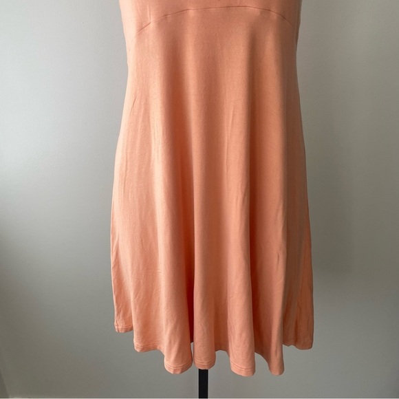 Athleta Santorini Thera Mini Tank Dress Modal Spandex Orange Coral Size Small - Picture 4 of 7